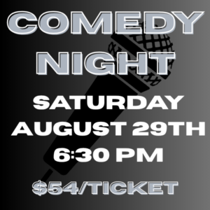AUGUST 29 Comedy Ticket