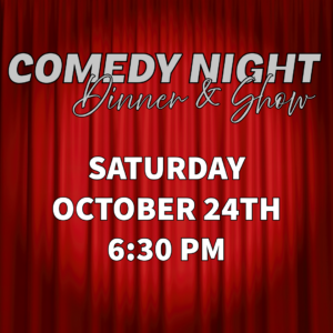 OCTOBER 24 Comedy Ticket