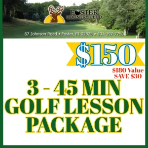 Package (3) Individual 45 min Private Lesson